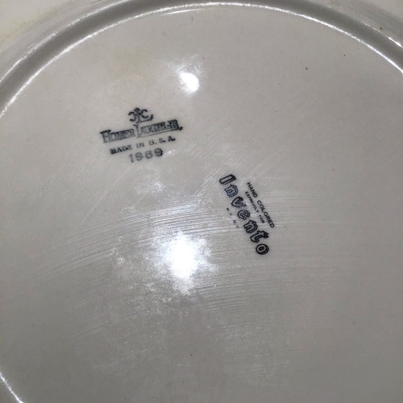 Homer Laughlin for invento NY 1969 recipe vintage dinner plates lot of four - Picture 10 of 13
